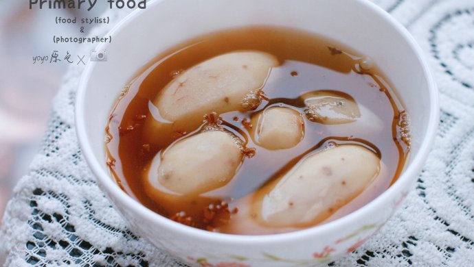 红糖桂花芋头汤