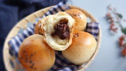 红豆沙小餐包