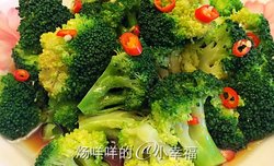 油泼西兰花（几分钟完成）