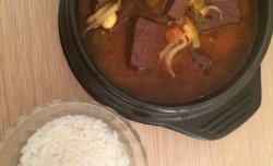 韩式猪血汤