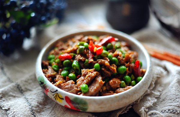 豌豆牛肉粒