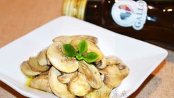 椒盐橄榄油煎白蘑菇