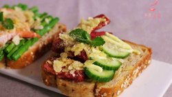 孕妇瘦身美食——开放式三明治