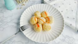美味爆浆芝士球#东菱电烤箱烘烤笼#
