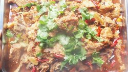 大锅红烧鱼块