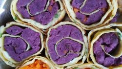 紫薯&胡萝卜泡菜（韩式）鸡蛋卷