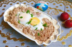 母子相会之鸡肉米炖蛋