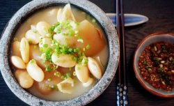 芸豆蘸水蹄花汤