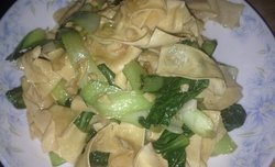 青菜干豆腐