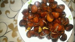 简易电饭锅版糖炒栗子