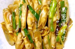 姜葱爆蛏子