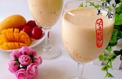 芒果西米酸奶～即养颜又美容