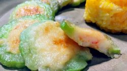 宝宝营养美食——鲜虾苦瓜圈+香甜南瓜饭
