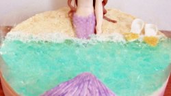 美人鱼海洋慕斯蛋糕