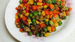 里脊肉炒三丁一一家常小炒