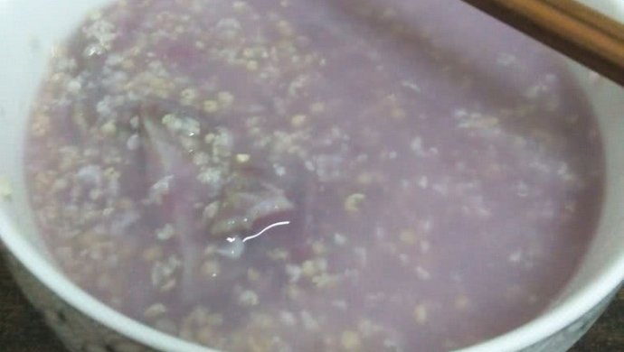 紫薯小米粥