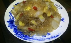 白菜炒粉条