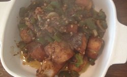 青椒炸鱼块