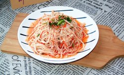 炎炎夏日10分钟快手做凉拌金针菇