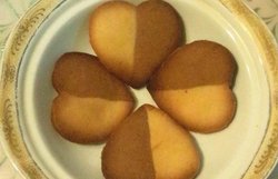 心形双色饼干