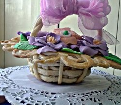 翻糖蛋糕：花篮里的花儿香“长帝烘焙节”