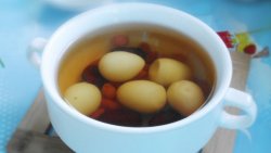 枸杞红枣鹌鹑蛋汤