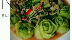 上海青炒肉末