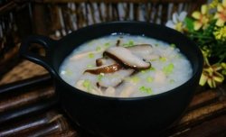 鸡丝香菇粥