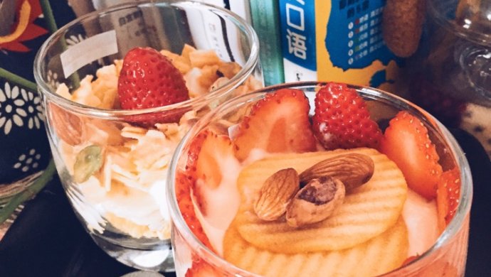 水果麦片杯