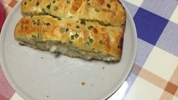 芝士葱香面包，面包机做的