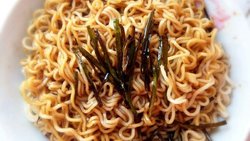 健康葱油拌面