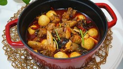 土鸡鱼丸煲