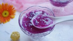 秋日滋润甜汤——紫薯银耳羹