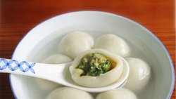 荠菜鲜肉汤圆