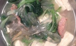 小白菜炖豆腐