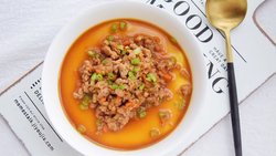 时蔬肉末蒸蛋