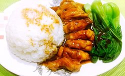 照烧鸡腿饭