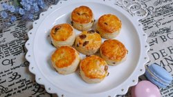 自发粉做【葡萄干司康】