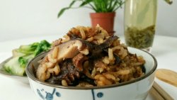 香菇豆豉鱼焖饭