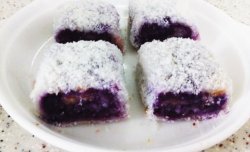 京味儿，紫薯凉糕