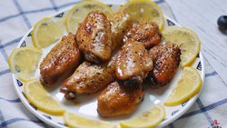 柠香黑胡椒烤翅