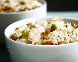 生炒豌豆糯米饭