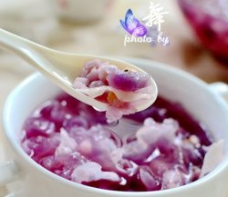 【紫薯薏米银耳羹】
