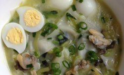 文蛤瓜丝疙瘩汤