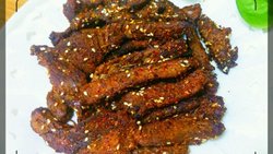 五香麻辣牛肉干