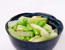 夏季养生：毛豆扁尖笋炒瓠子