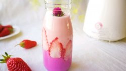 草莓紫薯奶昔#美的女王节#
