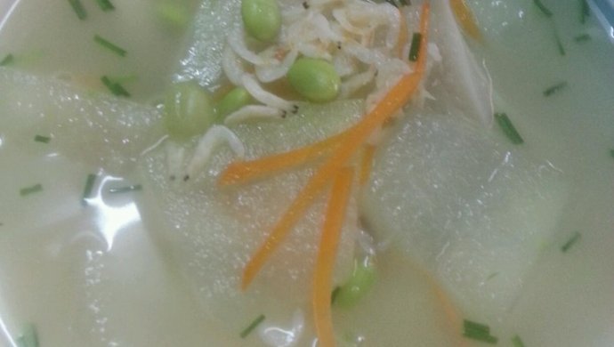 蘑菇虾皮冬瓜汤