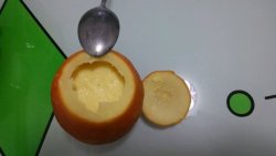 甜橙蛋羹