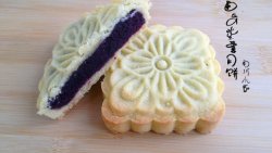 ——曲奇紫薯月饼